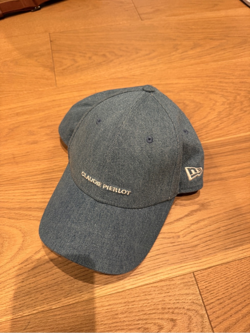 Claudie Pierlot Denim Baseball Cap